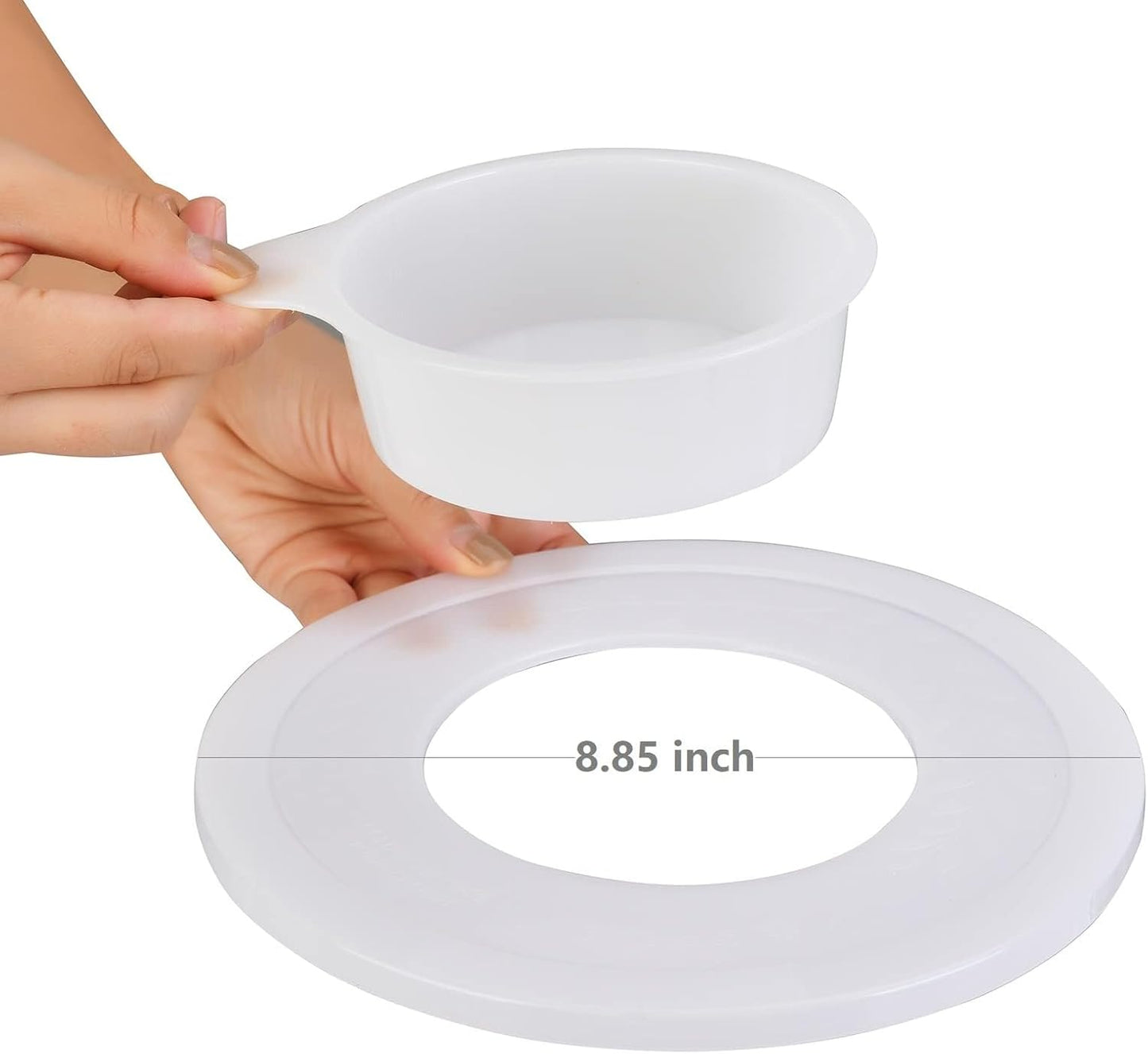 Mixer Bowl Cover for KitchenAid 4.5-5 Quart Tilt-Head Stand Mixers, Mixer Splatter Guard Lid to Prevent Spilling of Ingredients (Pack of 1)