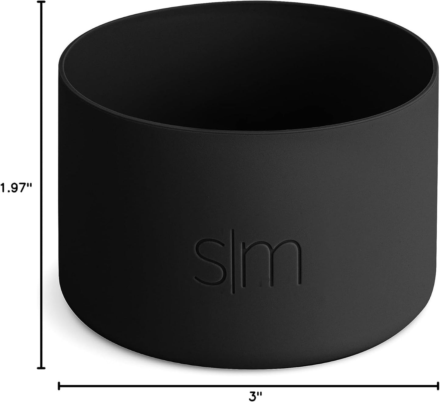 Simple Modern Boot for 40 oz Tumbler with Handle | Anti-Slip Bottom Bumper Silicone Sleeve | Fits 40oz Travel Tumbler | Trek Collection | Midnight Black