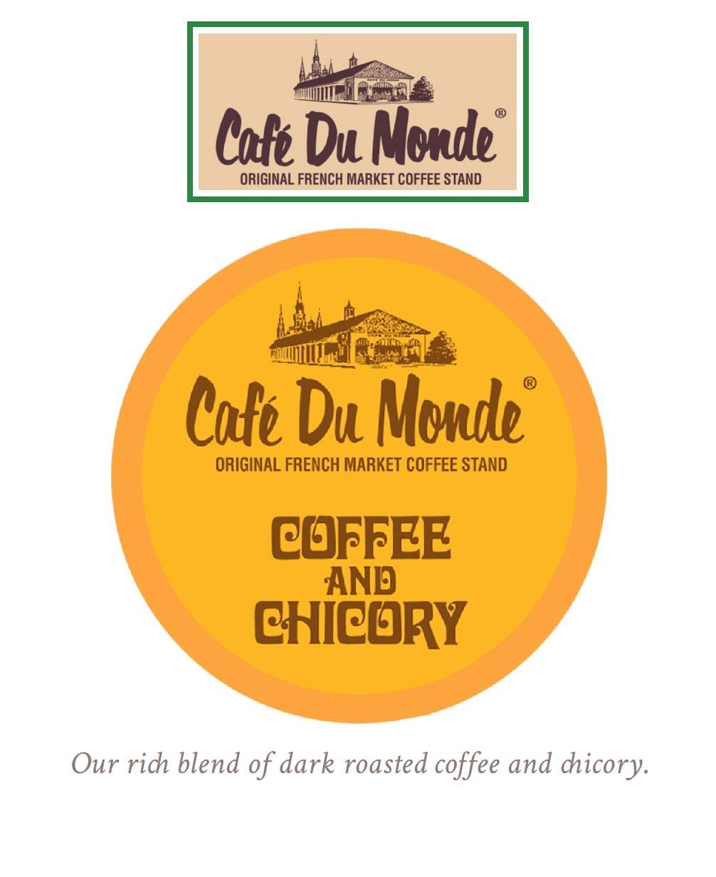 Cafe Du Monde Coffee and Chicory Single Serve Cups 72 Count