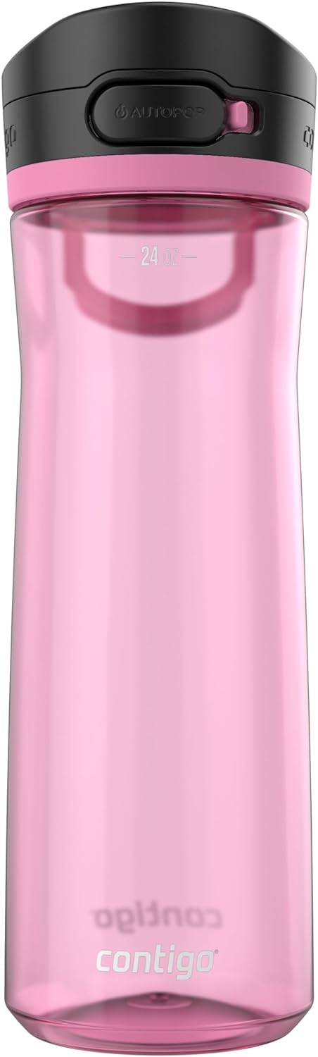 Contigo Jackson Water Bottle, 24 oz, Azalea