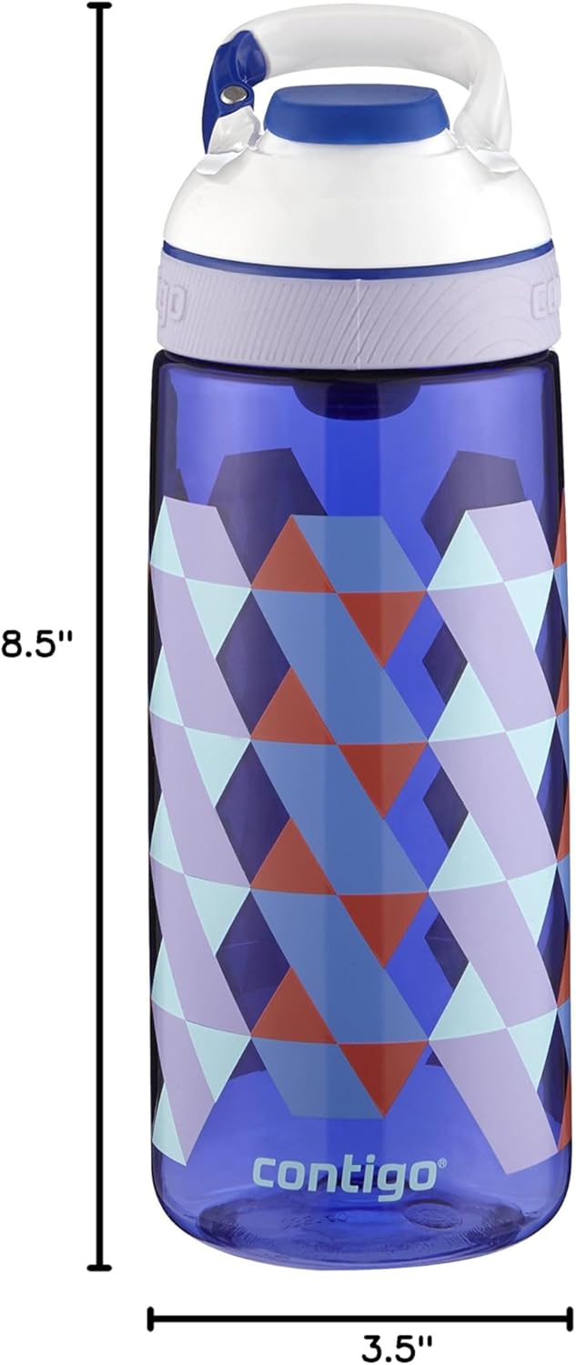 Contigo AUTOSEAL Courtney Kids & Tweens Water Bottle, 20 oz, Cerulean
