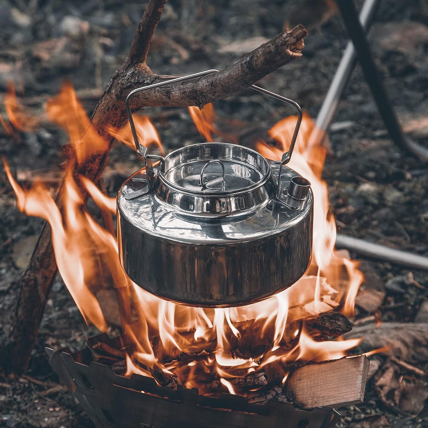 Fire-Maple Antarcti 1.5L Kettle Series | Portable Durable Bushcraft Gear Open Fire Kettle | SUS304 Stainless Steel