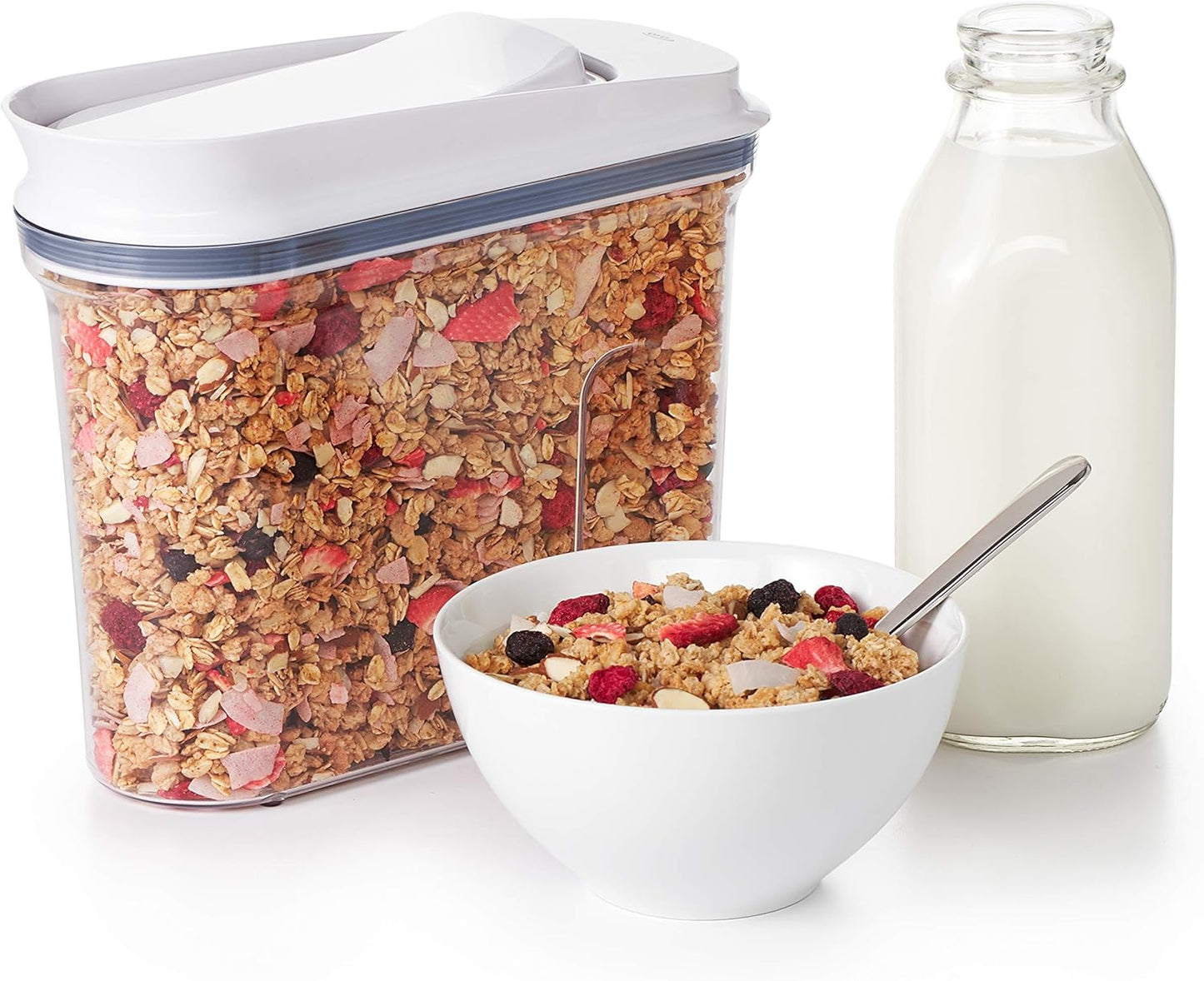 OXO Good Grips Airtight POP Small Cereal Dispenser (2.5 Qt),2.5qt,2.5 Qt - Granola