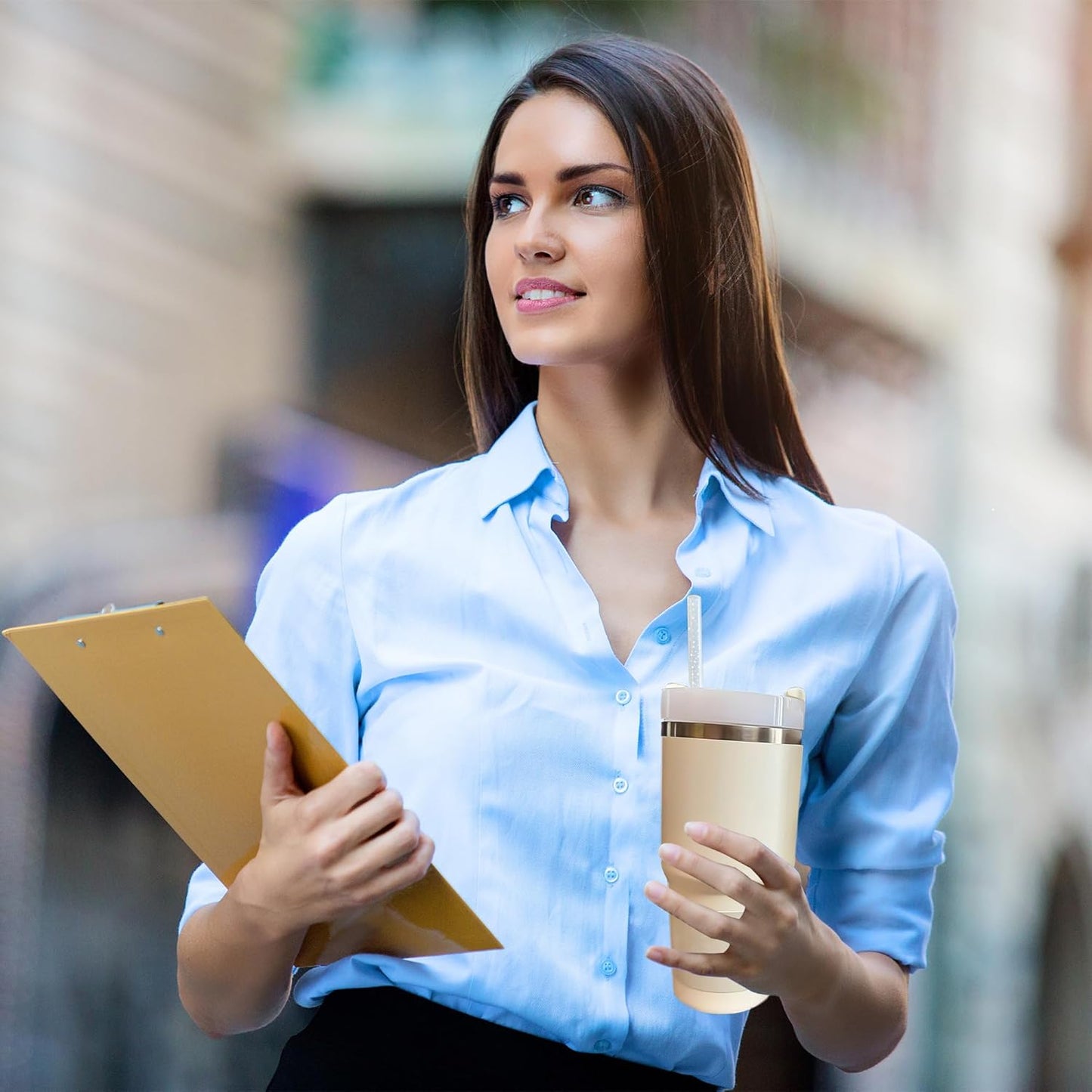 Dakoufish Replacement Glitter Straws for Stanley Flowstate 30oz Tumbler,10.5 Inch 10 Pack Reusable Straws With 1Cleaning Brush (10.5 Inch)