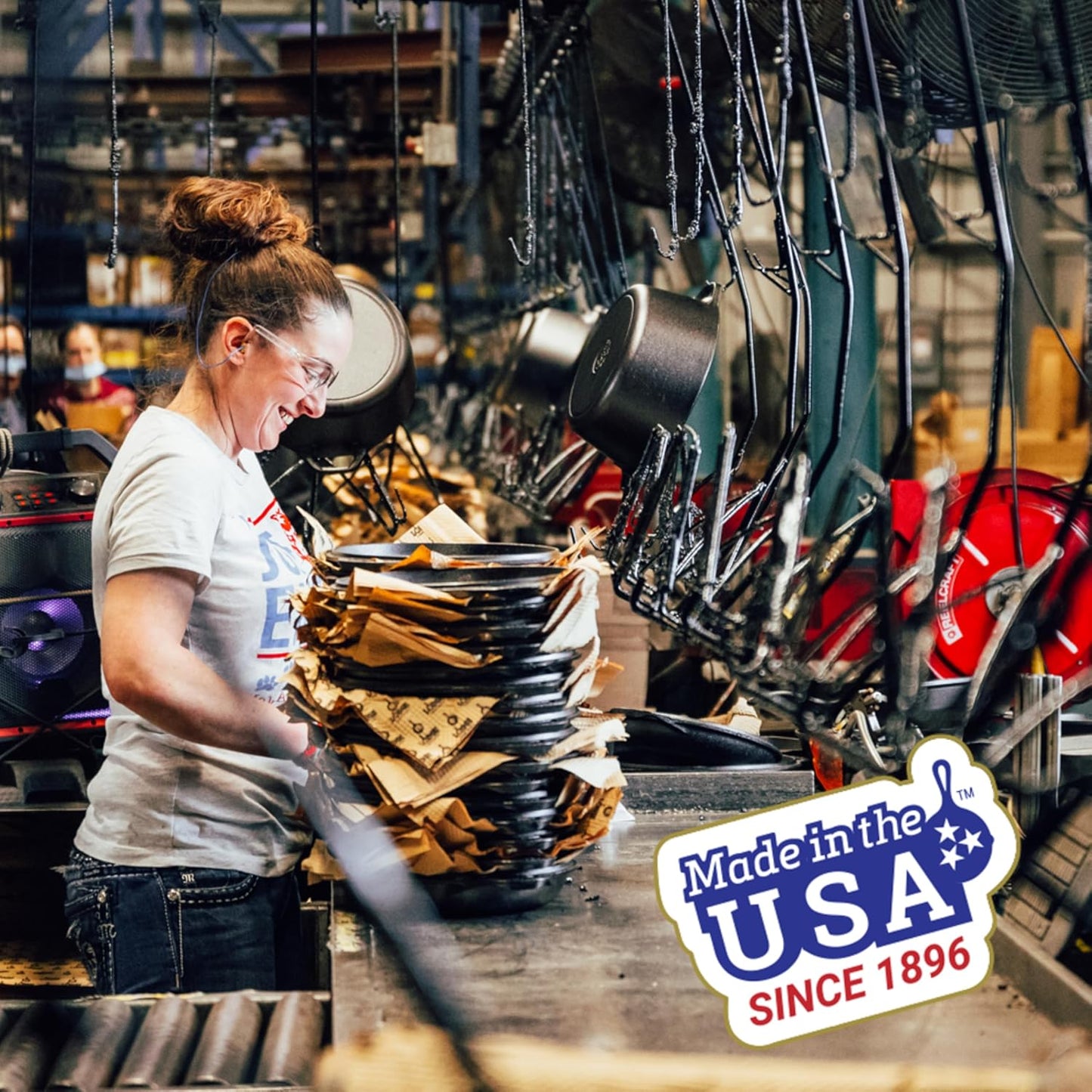 Lodge Camp Dutch Oven Lid Lifter. Black 9 mm bar Stock For Lifting & Carrying Dutch Ovens. (Black Finish), Model Number: A5