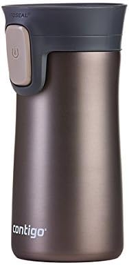 Contigo Pinnacle Autoseal Travel Mug, Stainless Steel Thermal Mug, Vacuum Flask, Leakproof Tumbler, Coffee Mug with BPA Free Easy-Clean Lid, 300 ml, Tans Matte