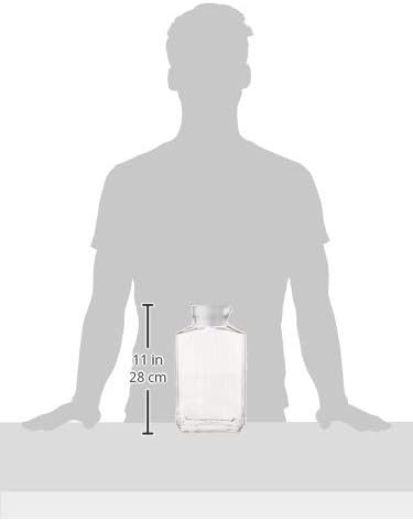 Anchor Hocking Glass Bistro Pitcher with White Stopper, 64-Ounce, Clear