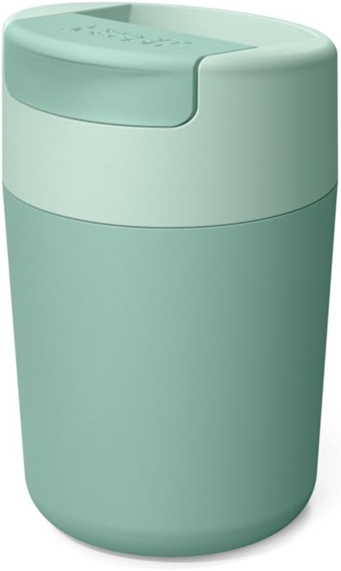 Joseph Joseph Sipp™ Travel Coffee Mug with Flip-top Cap - 340 ml (12 fl. oz) - Green
