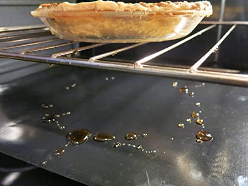 Combo Pack - 2 Large Oven Liners, 1 Toaster Oven Liner, 1 Microwave Liner BPA and PFOA Free; Protect the Bottom of Electric or Gas Oven Toaster Oven Microwave…