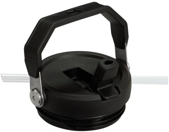 Stanley IceFlow Flip Straw Tumbler with Handle 20 oz | Twist On Lid and Flip Up Straw | Leak Resistant Water Bottle | Insulated Stainless Steel |BPA-Free | Black 2.0