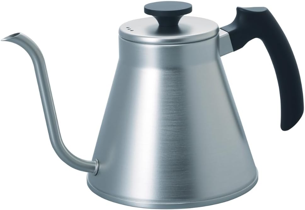 Hario V60 "Fit" Gooseneck Drip Kettle, 1200ml, Silver