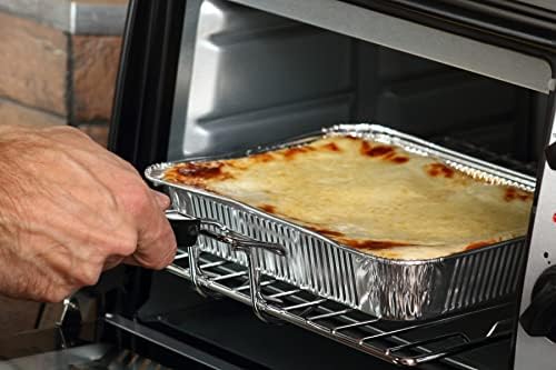 Combo Pack - 2 Large Oven Liners, 1 Toaster Oven Liner, 1 Microwave Liner BPA and PFOA Free; Protect the Bottom of Electric or Gas Oven Toaster Oven Microwave…