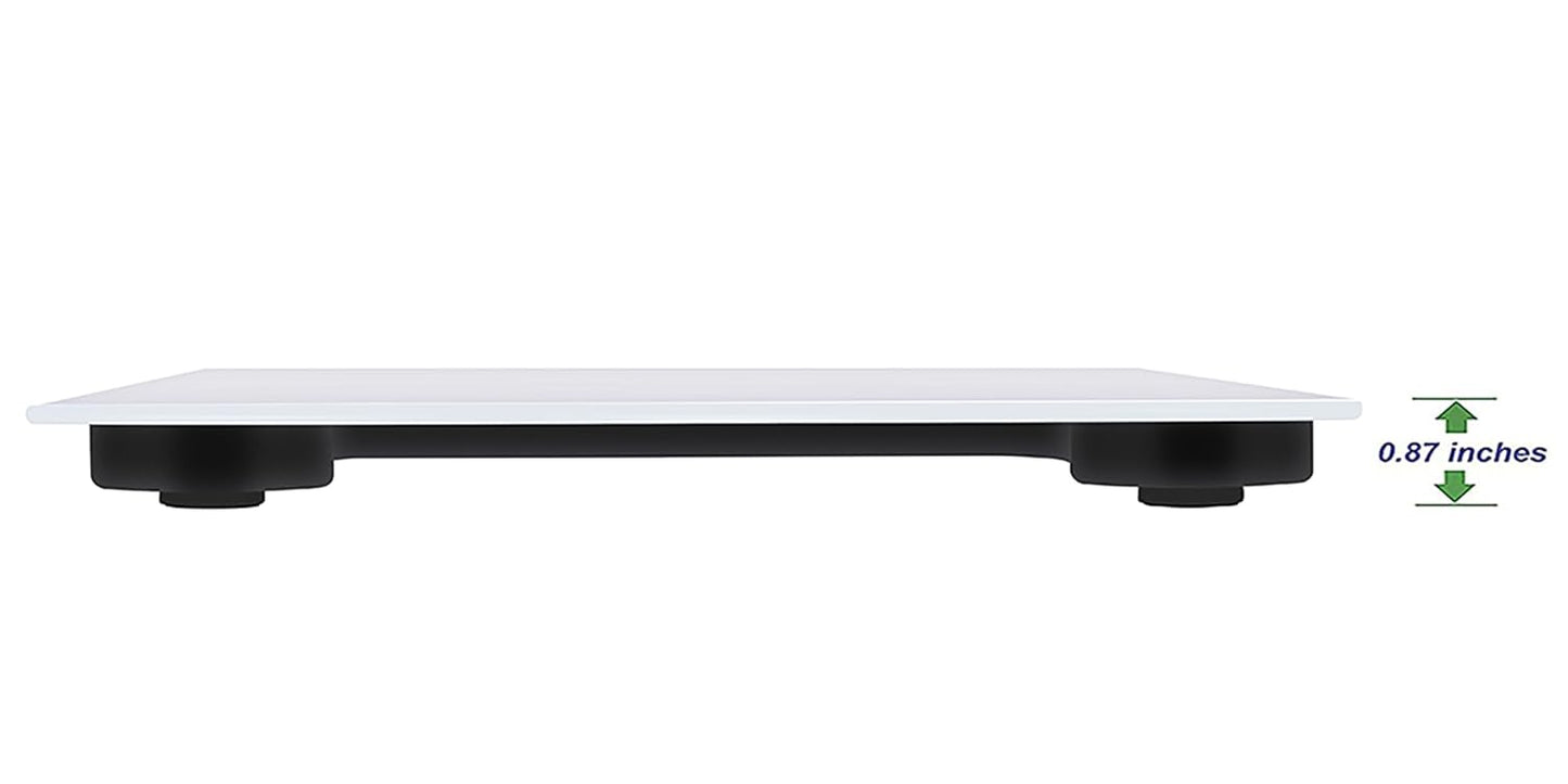 Scale for Body Weight, Digital Bathroom Scale, Weight Scales for People,Body Scale,White,Max:400LB/180KG,2 Weighing Units: LB/KG