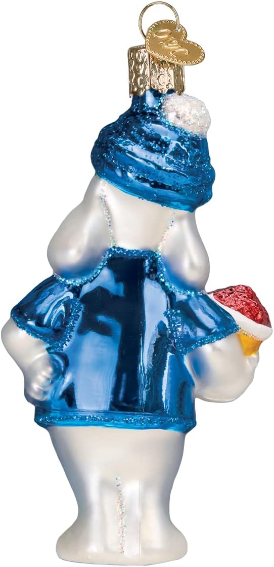 Old World Christmas Slush Puppie Glass Blown Ornament for Christmas Tree, Handcrafted Holiday Decoration, ICEE Collection