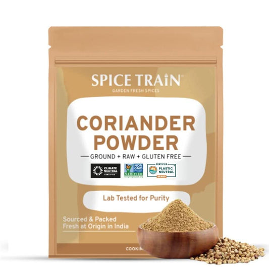 Coriander Powder (14oz) 100% Natural Ground Coriander | Premium Quality and High Value | Non-GMO, Gluten Free, Sourced from India | No Adulterations | Packed in Resealable Ziplock Pouch