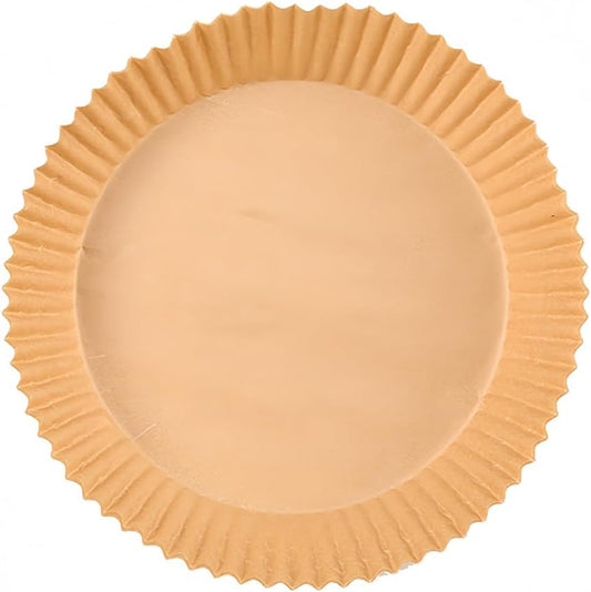 Air Fryer Parchment Paper Liners Disposable: 50 pcs Paper for Air Fryer Basket Round for Baking, Roasting,7.5 Inch Non-stick Food Grade Parchment Sheets Microwave Safe