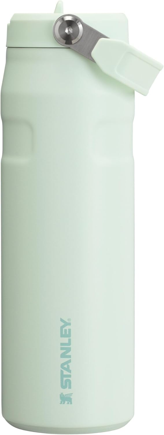 Stanley IceFlow Flip Straw 2.0 Water Bottle 24 OZ | Built-In Straw with Larger Opening | Lightweight & Leak-Resistant | Insulated Stainless Steel | BPA-Free | Mist