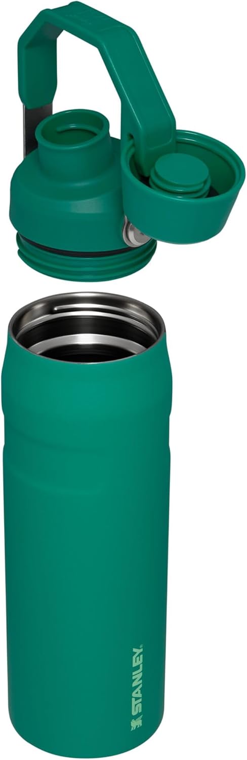 Stanley IceFlow Fast Flow Water Bottle | Angled Spout Lid | Lightweight & Leakproof for Travel & Sports | Insulated Stainless Steel | BPA-Free