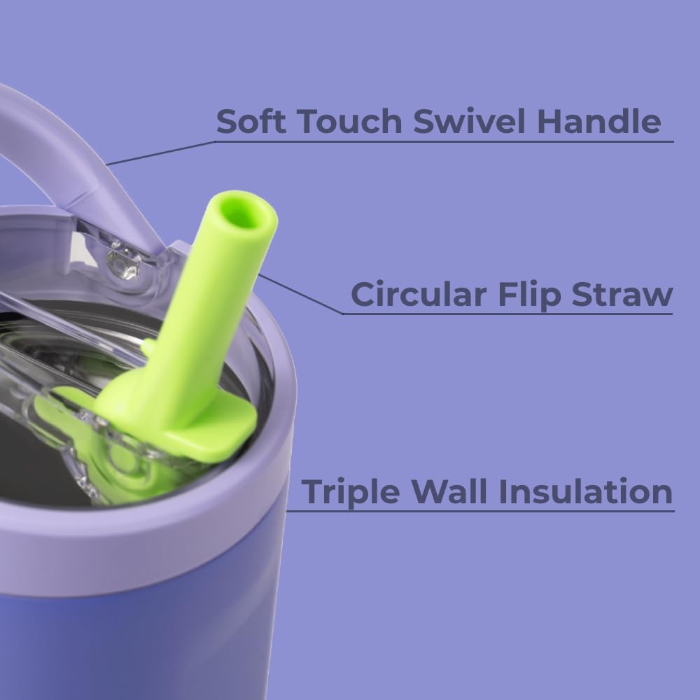 HydroJug Sport - Stainless Steel Tumbler with Straw, Vacuum Insulated, 32oz Leakproof Water Bottle, Ergonomic Design, Reusable, Dishwasher Safe, Rubber Base, Durable for Gym or Outdoors, Lime Rickey