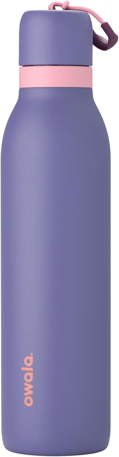 Owala FreeSip Twist Insulated Stainless Steel Water Bottle with Straw for Sports and Travel, BPA-Free, 24-oz, Blue Blue Jay