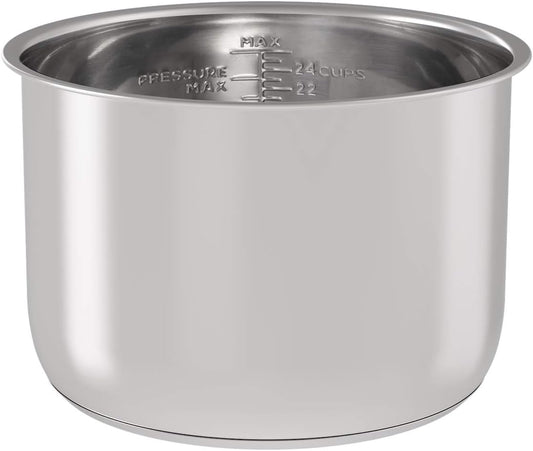 Sicheer Stainless Steel Inner Pot Replacement Insert Liner Accessory Compatible with Ninja Foodi 8 Quart