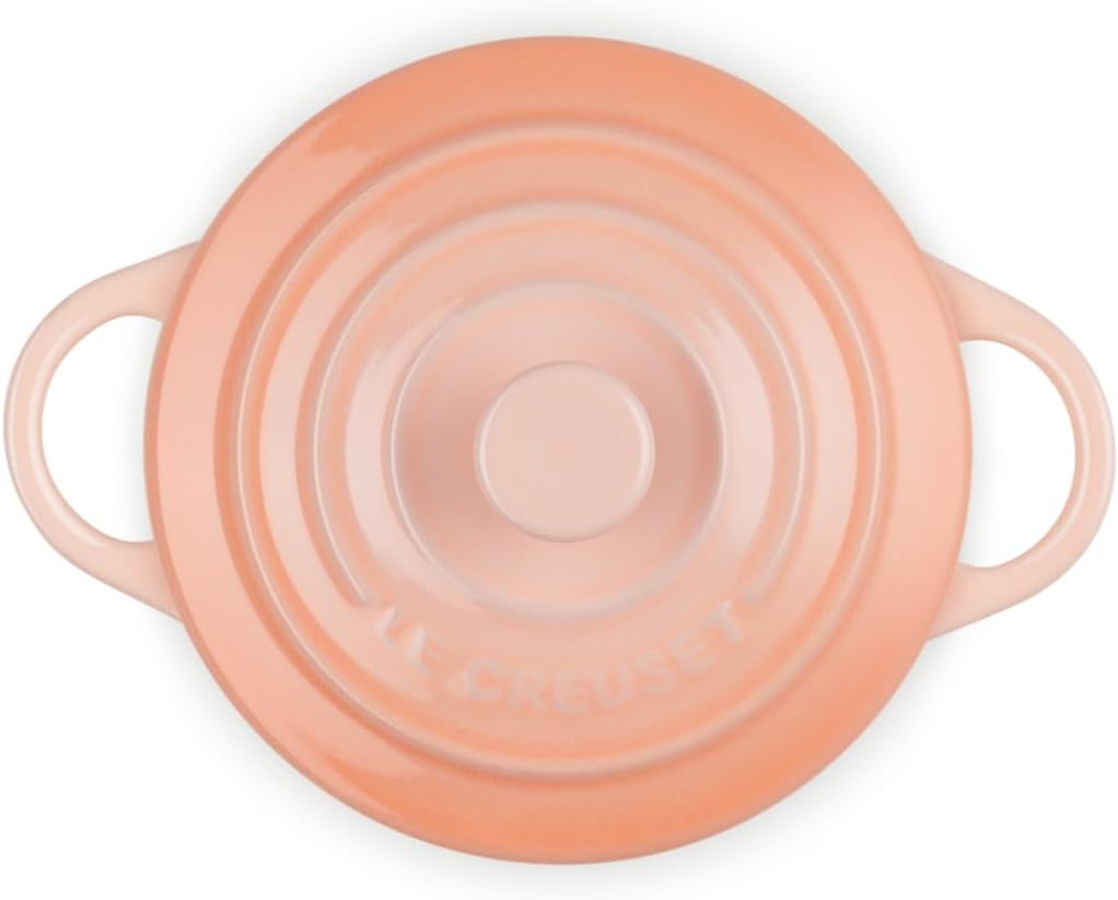 Le Creuset Stoneware Mini Round Cocotte, 8oz., Peche