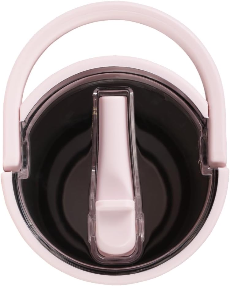 HydroJug Sport - Stainless Steel Tumbler with Straw, Vacuum Insulated, 32oz Leakproof Water Bottle, Ergonomic Design, Reusable, Dishwasher Safe, Rubber Base, Durable for Gym or Outdoors, Sweet Cherry