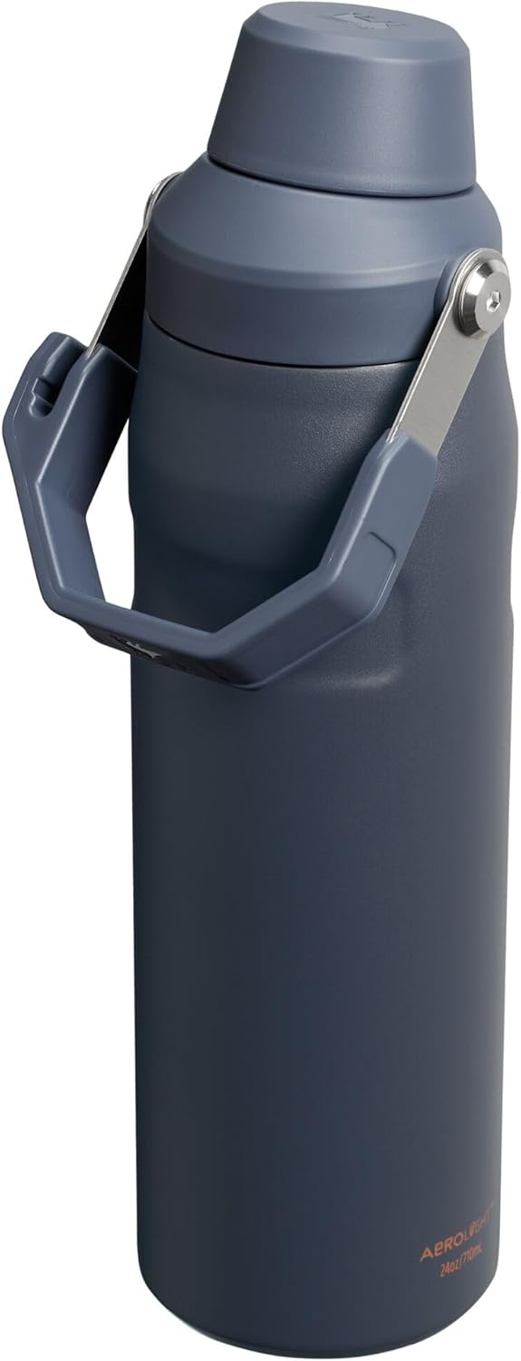 Stanley IceFlow Fast Flow Water Bottle | Angled Spout Lid | Lightweight & Leakproof for Travel & Sports | Insulated Stainless Steel | BPA-Free