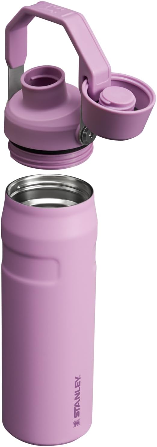 Stanley IceFlow Fast Flow Water Bottle | Angled Spout Lid | Lightweight & Leakproof for Travel & Sports | Insulated Stainless Steel | BPA-Free