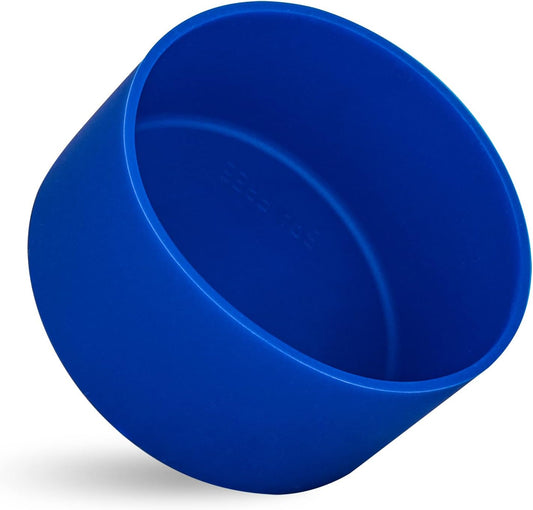 Protective Silicone Boot for 12oz - 24 oz Stainless Steel Water Bottles - Stanley 40oz Tumbler with Handle & Stanley IceFlow 20oz 30oz Anti-Slip Bottom Sleeve Cover，BPA free (Darkblue)