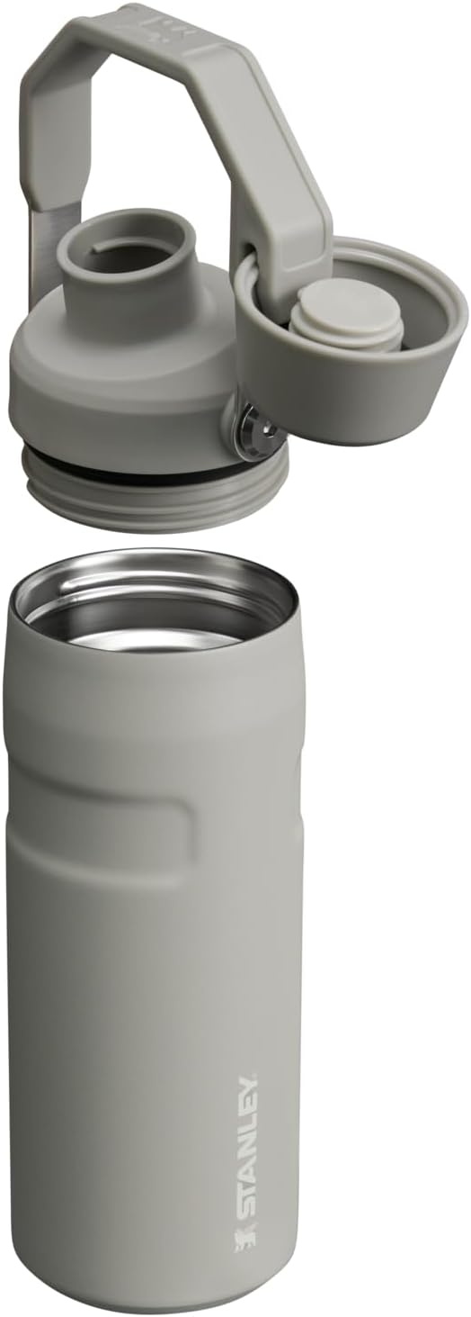 Stanley IceFlow Fast Flow Water Bottle | Angled Spout Lid | Lightweight & Leakproof for Travel & Sports | Insulated Stainless Steel | BPA-Free