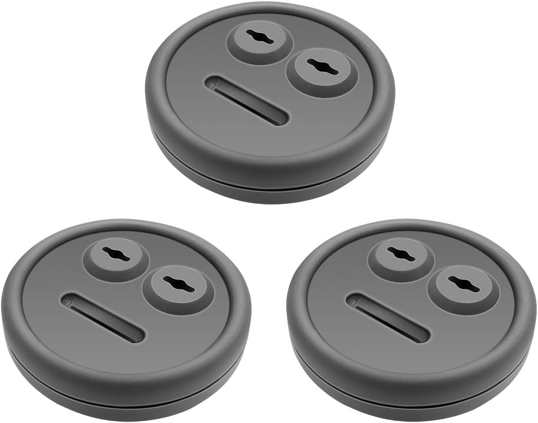 3 Pack Meat Thermometer Probe Grommet for Grill, Replacement for Weber 85037 Smokey Mountain Cookers Accessories, and Other Grills Probes Port