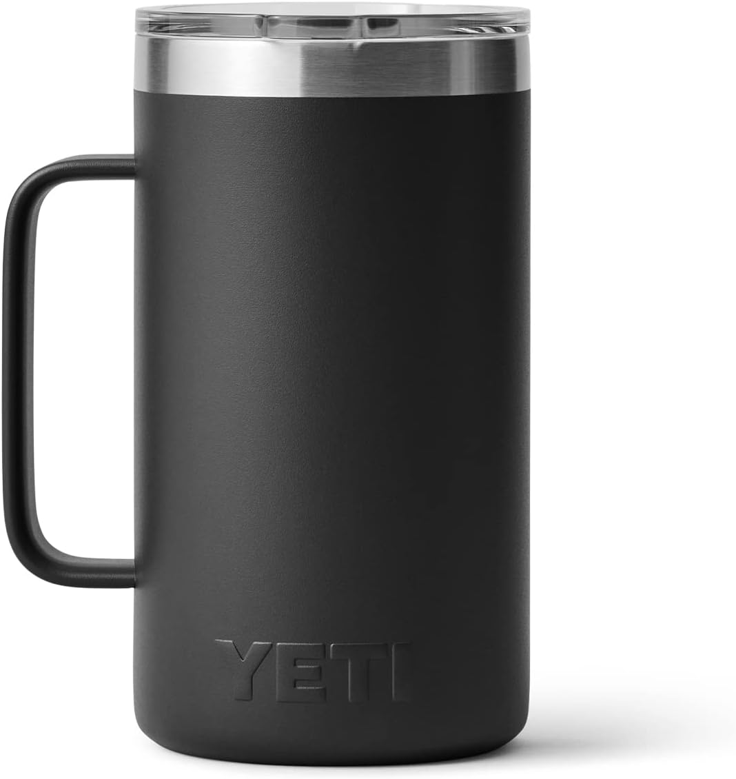 YETI Rambler 24 oz Mug, Vacuum Insulated, Stainless Steel with MagSlider Lid