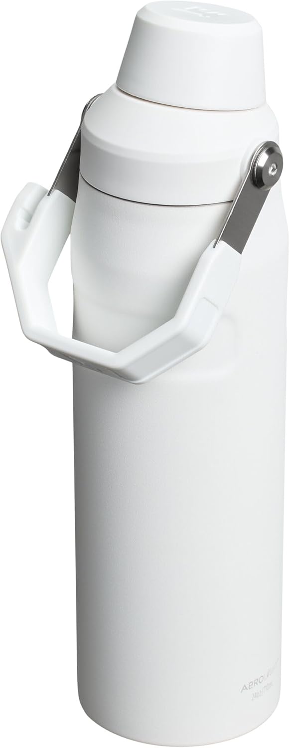 Stanley IceFlow Fast Flow Water Bottle | Angled Spout Lid | Lightweight & Leakproof for Travel & Sports | Insulated Stainless Steel | BPA-Free