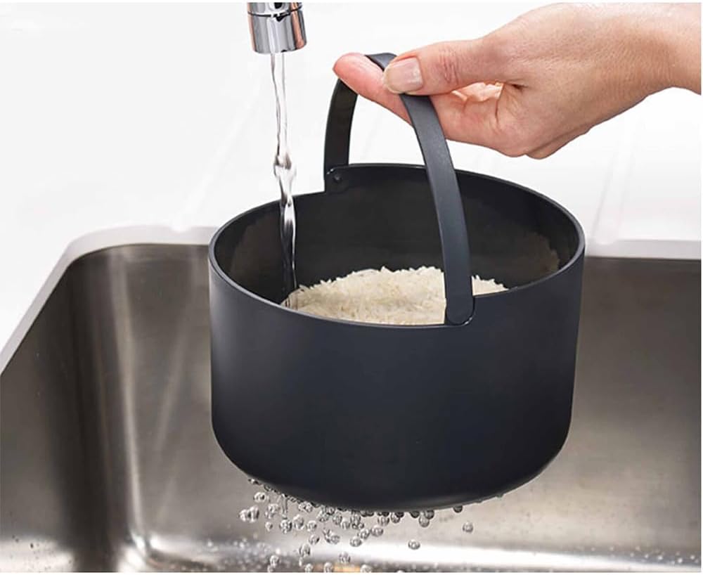 Joseph Joseph M-Cuisine Microwave Rice Cooker Steamer 2 Liter/8.5 Cup - Stone/Orange