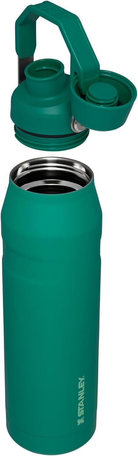 Stanley IceFlow Fast Flow Water Bottle | Angled Spout Lid | Lightweight & Leakproof for Travel & Sports | Insulated Stainless Steel | BPA-Free