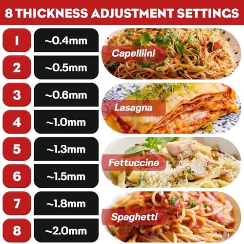 3-in-1 Pasta Attachment for KitchenAid Stand Mixer, Stainless Steel Pasta Maker for KitchenAid Mixer Attachments, Pasta Maker Includes Pasta Roller, Spaghetti & Fettuccine Cutter by Cofun