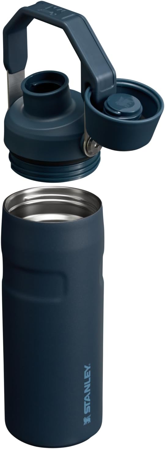 Stanley IceFlow Fast Flow Water Bottle | Angled Spout Lid | Lightweight & Leakproof for Travel & Sports | Insulated Stainless Steel | BPA-Free