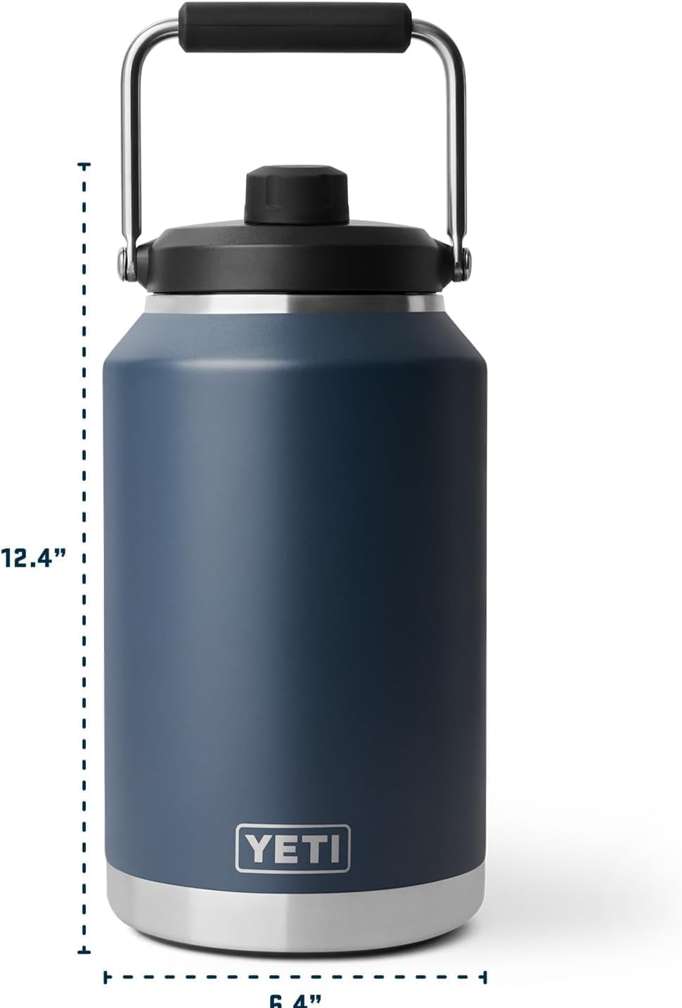 YETI Rambler Gallon Jug, Vacuum Insulated, Leakproof, Stainless Steel with MagCap