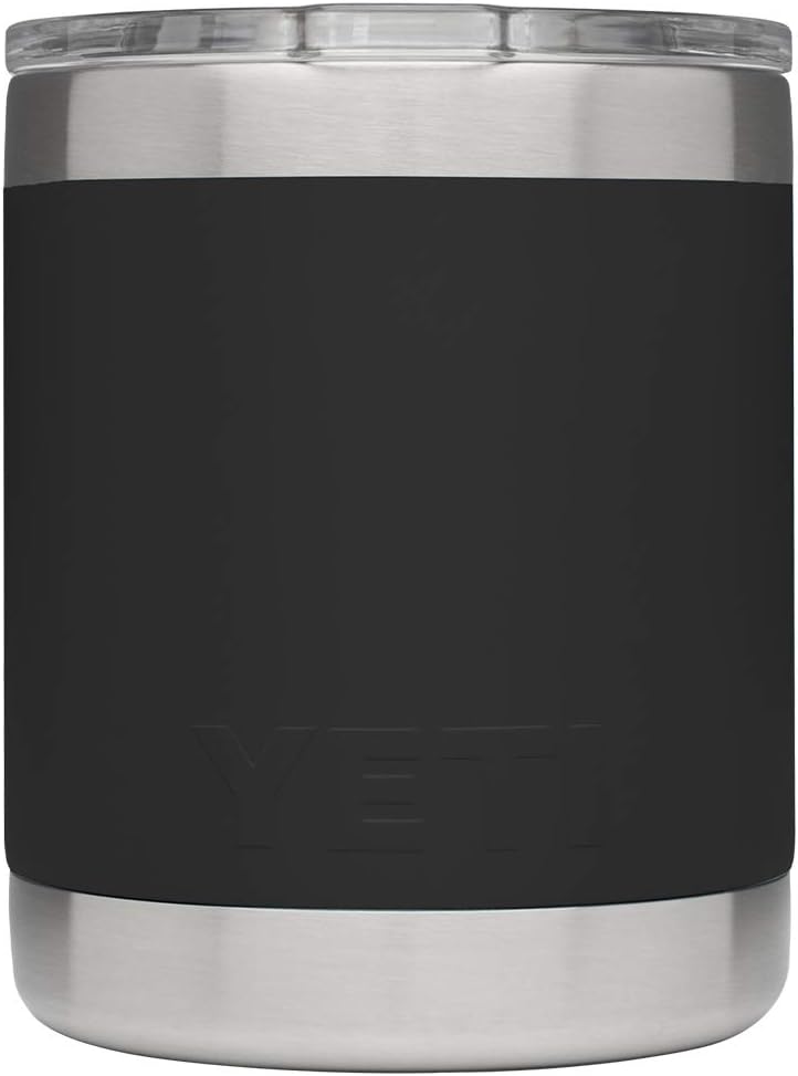 YETI Rambler 10 oz Lowball, Vacuum Insulated, Stainless Steel with MagSlider Lid