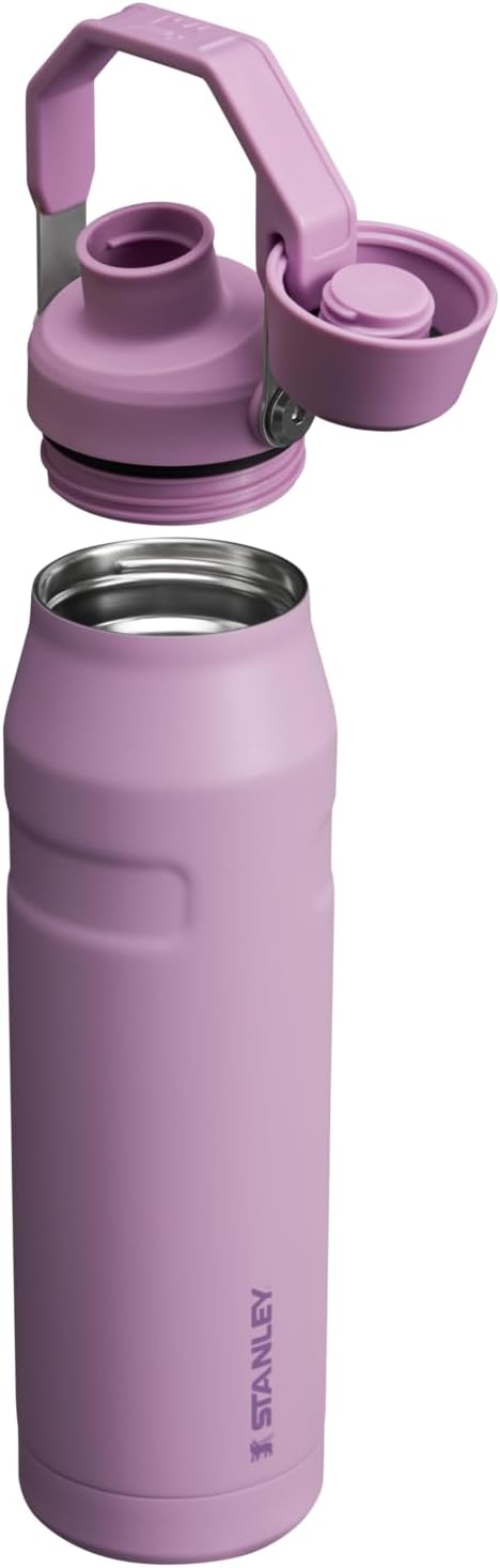 Stanley IceFlow Fast Flow Water Bottle | Angled Spout Lid | Lightweight & Leakproof for Travel & Sports | Insulated Stainless Steel | BPA-Free