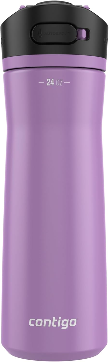 Contigo Ashland Water Bottle, 24 oz, Pansy