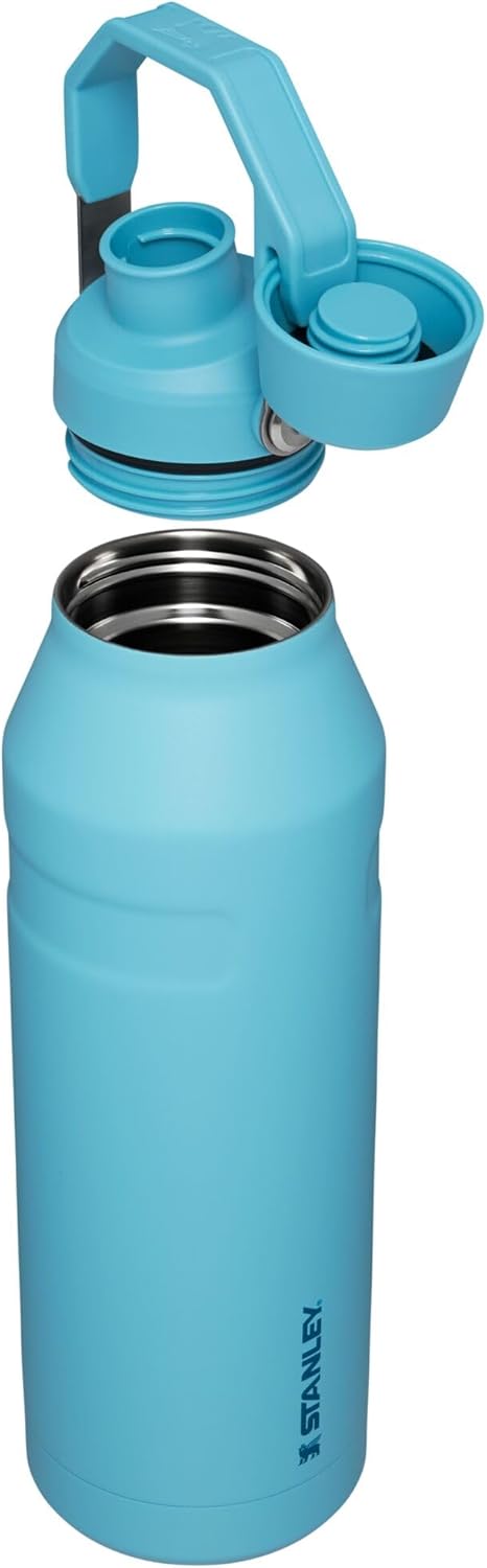 Stanley IceFlow Fast Flow Water Bottle | Angled Spout Lid | Lightweight & Leakproof for Travel & Sports | Insulated Stainless Steel | BPA-Free