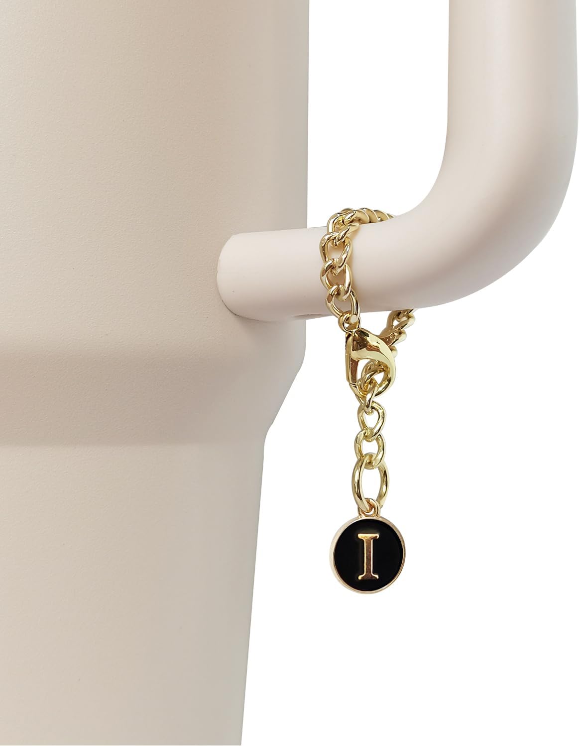 Letter Charm Accessories for Stanley Cup 2PCS Initial Name ID Personalized Handle Charm for Stanley Tumbler