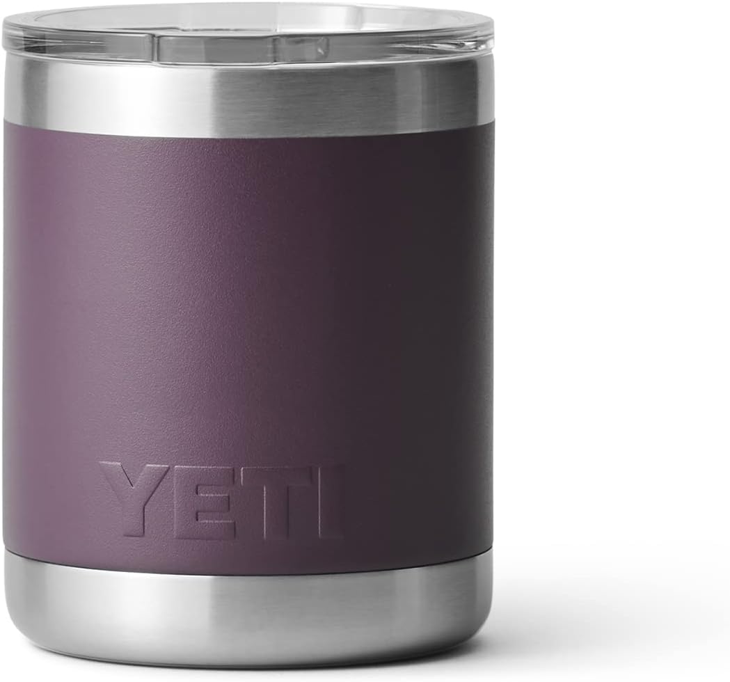 YETI Rambler 10 oz Lowball, Vacuum Insulated, Stainless Steel with MagSlider Lid