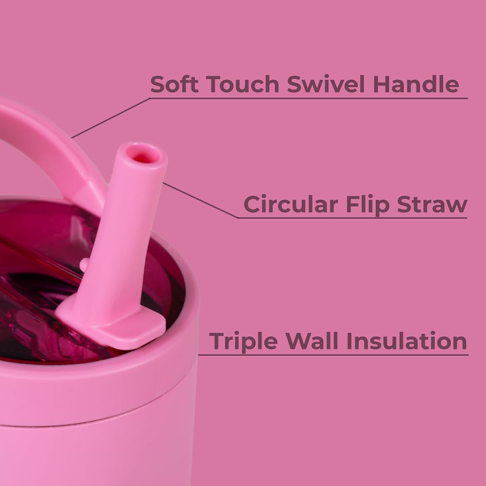 HydroJug Sport - Stainless Steel Tumbler with Straw, Vacuum Insulated, 40oz Leakproof Water Bottle, Ergonomic Design, Reusable, Dishwasher Safe, Rubber Base, Durable for Gym or Outdoors, Taffy