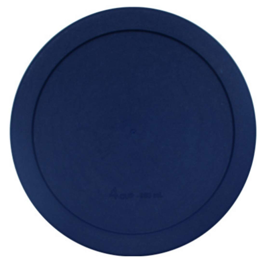 Wood Grip Lids for Pyrex and Anchor Round Glass Containers Works for 6/7 Cups - 6-Cups, Blue-4 Pack