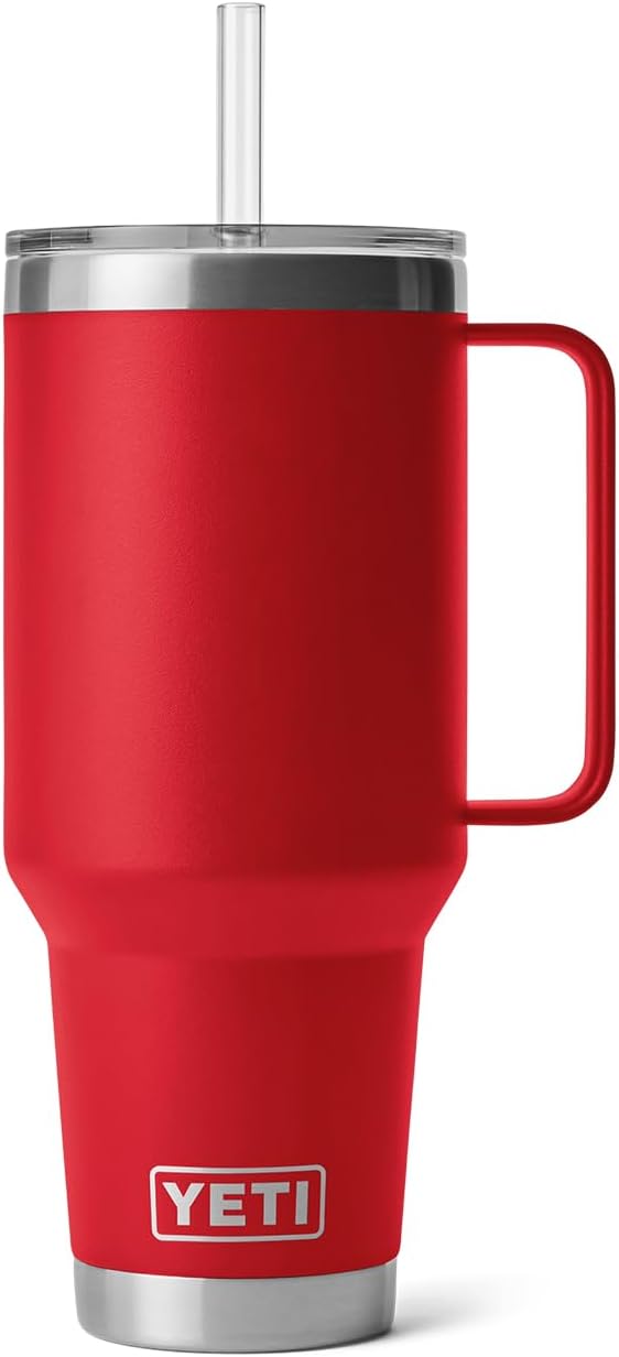 YETI Rambler 42 Oz Straw Mug Rescue Red