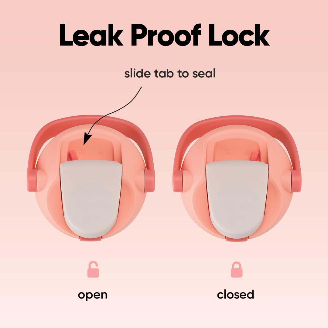 Owala FreeSip Sway Insulated Stainless Steel Water Bottle with Two-Way Spout, Built-In Straw and Bucket Handle, Made for Travel, School, and Sports, 30oz, BPA Free, Leak Proof, Sparkling Sherbet