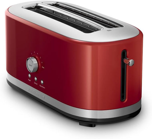 KitchenAid KMT4116ER 4 Slice Long Slot Toaster with High Lift Lever, Empire Red